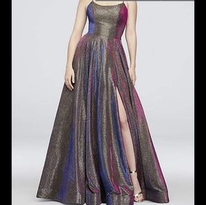 Iridescent prom dress